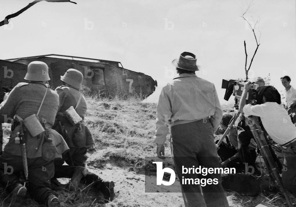 Karl Ritter during the shooting of 'The Private's Job', 1937 (b/w photo)