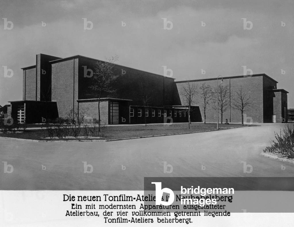 Sound film studios in Neubabelsberg, 1935