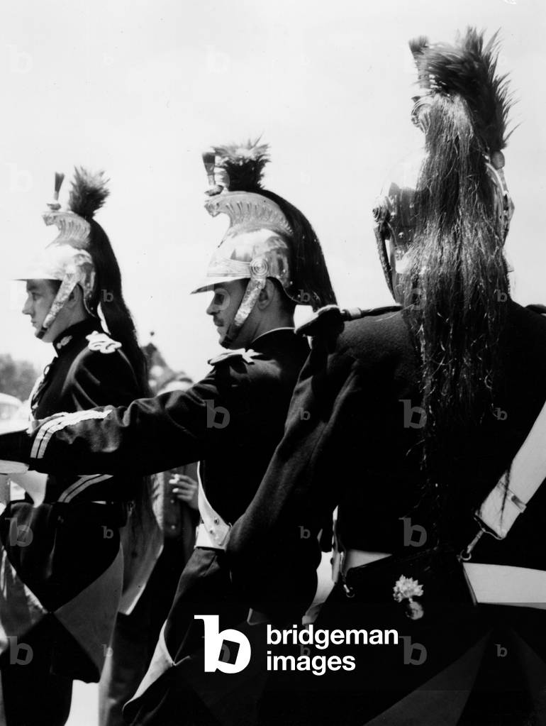 Soldiers of the Republican Guard, 1959 (b/w photo)