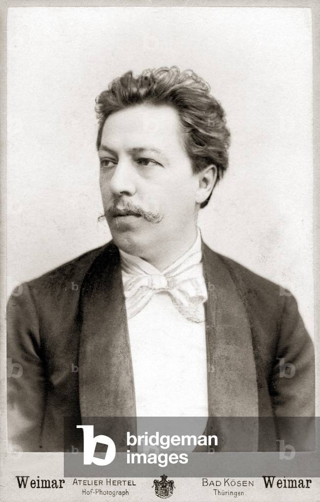Conrad Ansorge, 1900 (b/w photo)