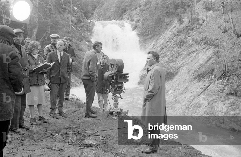 Richard Burton, 1965 (b/w photo)