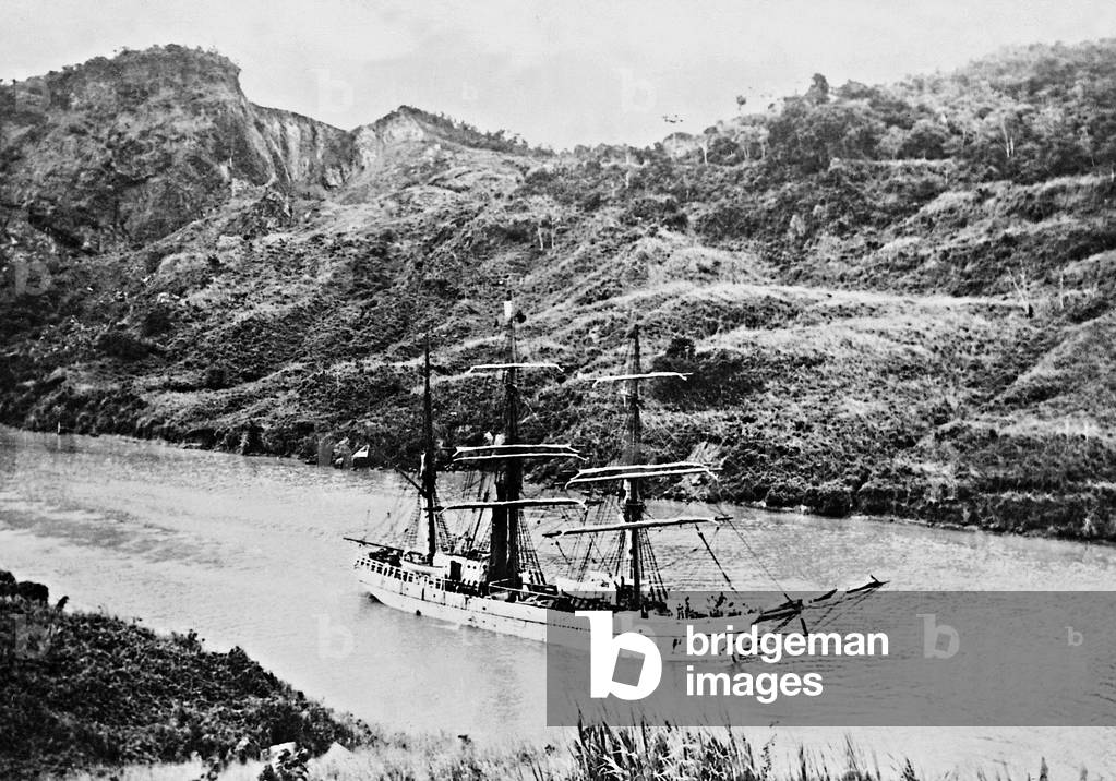 Expedition ship of Richard Byrd (b/w photo)