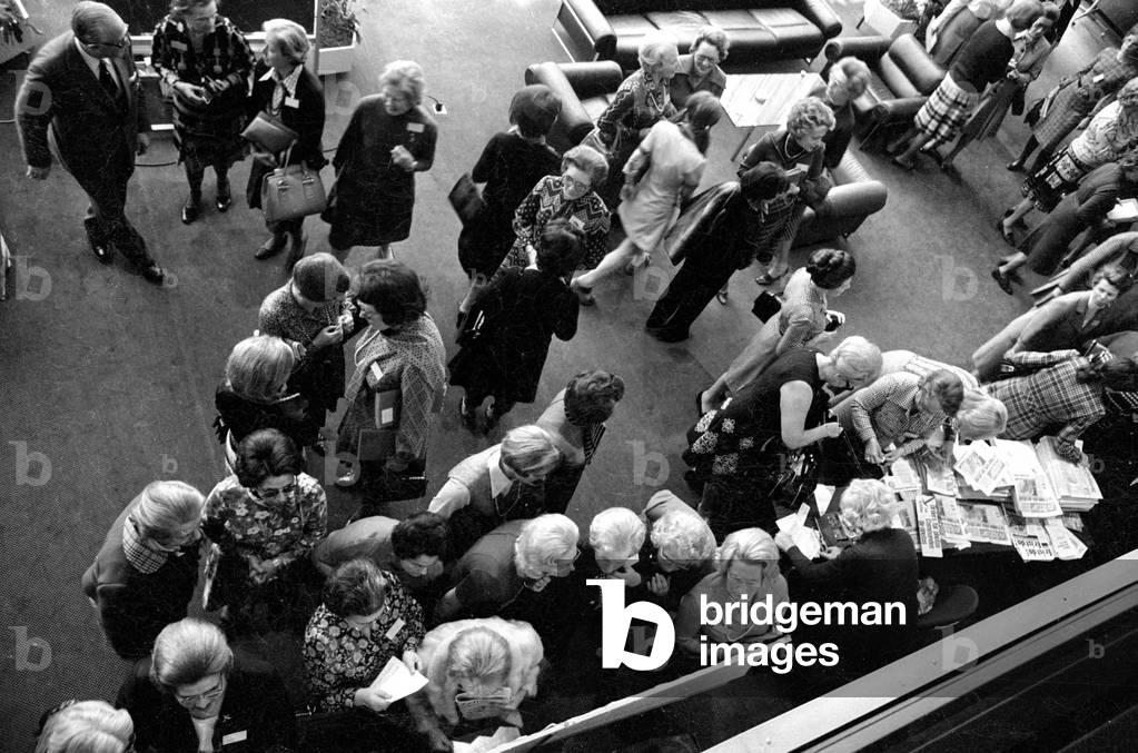 20th Anniversary of the Association of Women Entrepreneurs, 1974 (b/w photo)