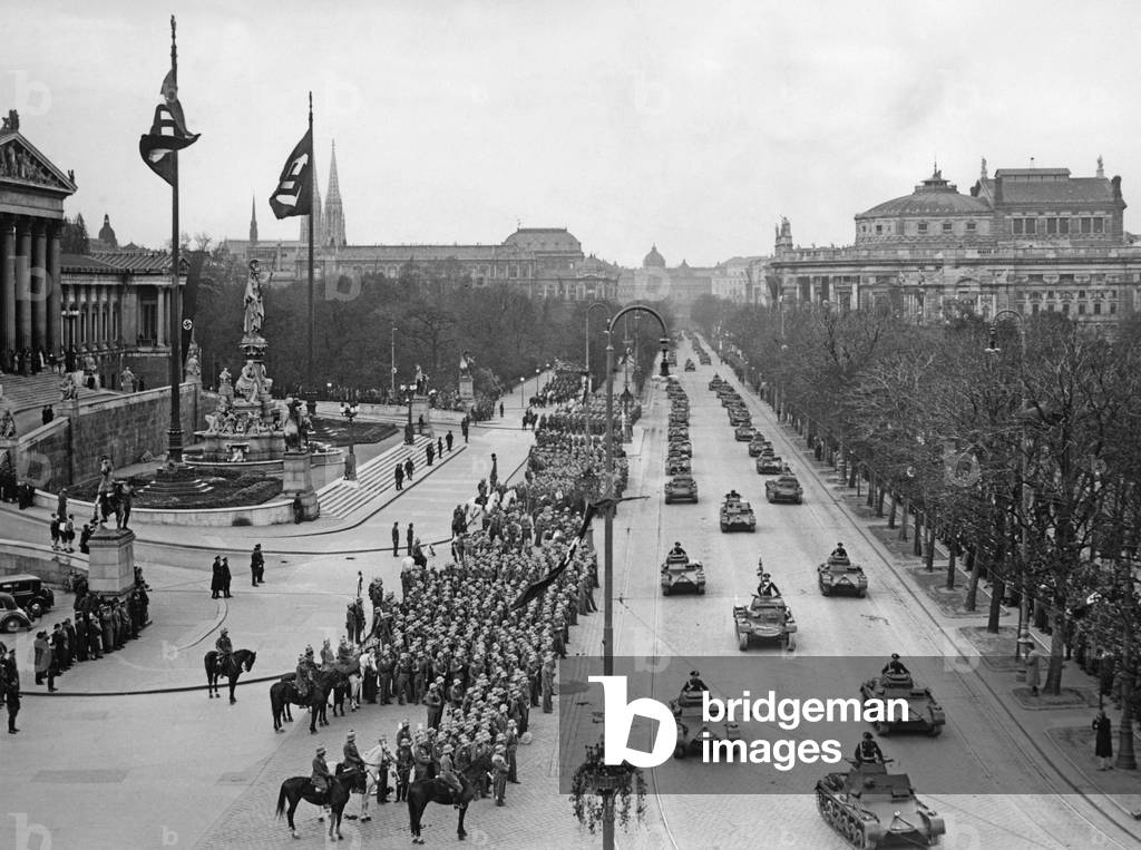 Military parade in Vienna, 1938