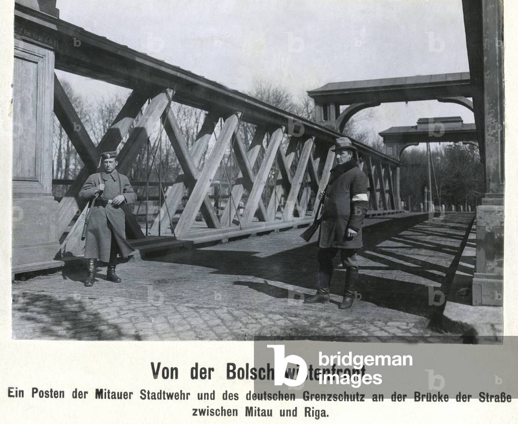 Bridge surveillance in the Baltics, 1919