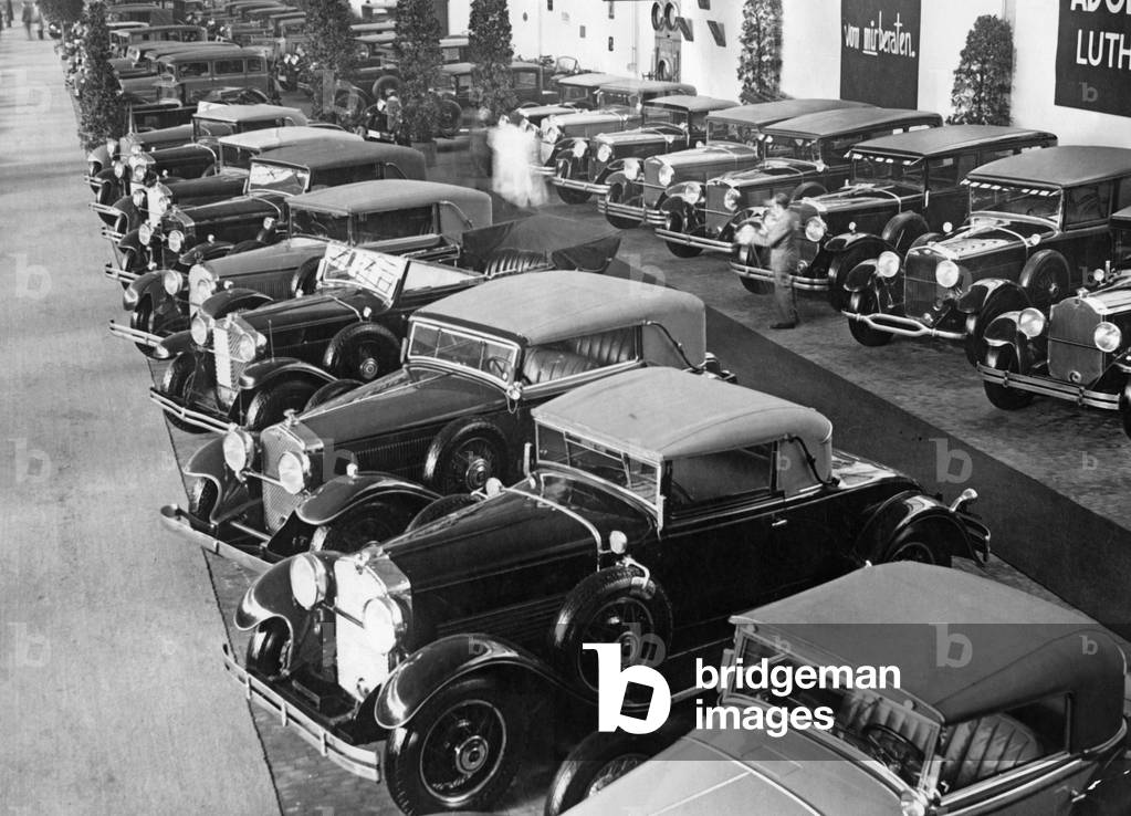 The second used car show in Berlin, 1931