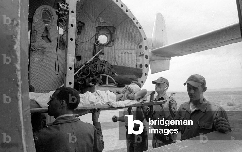 Earthquake in Agadir, 1960 (b/w photo)