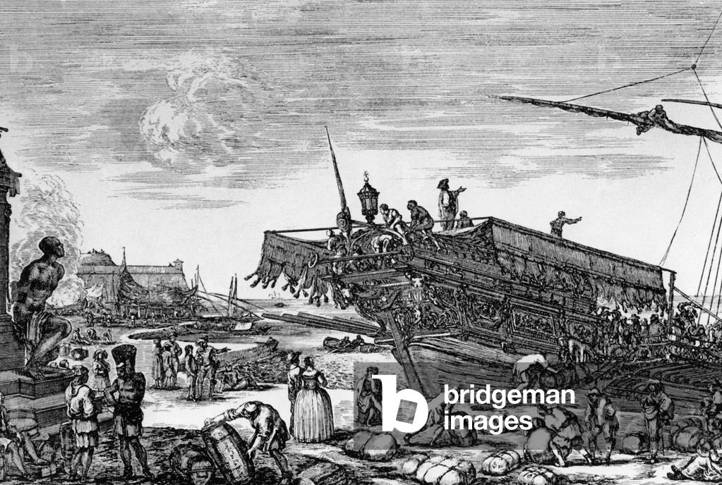 Italian merchant ship, around 1650