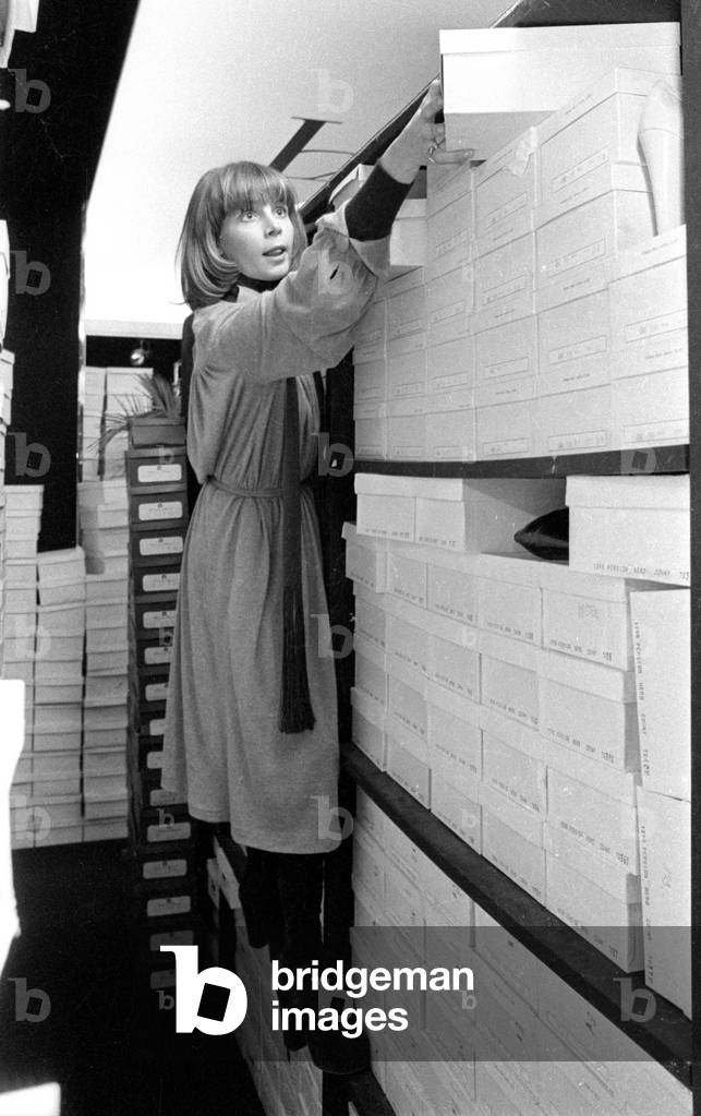 Christine Schuberth, 1974 (b/w photo)