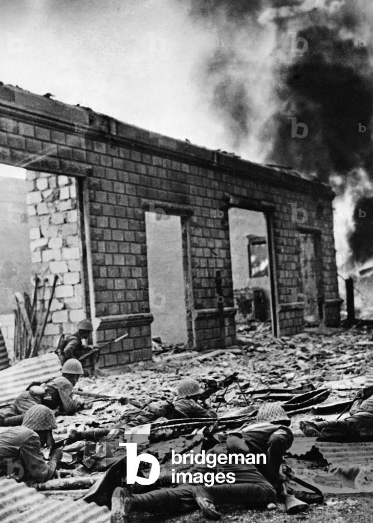 Japanese attack on Burma, 1941-42 (b/w photo)