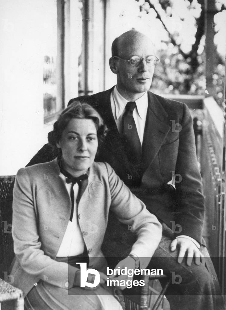 Gustaf Gruendgens and Marianne Hoppe, 1938 (b/w photo)