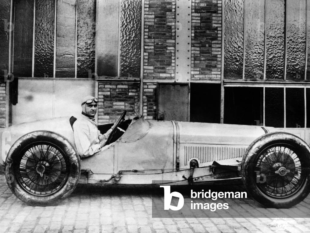 Louis Chiron, racecar driver, Monaco, 1899 (b/w photo)