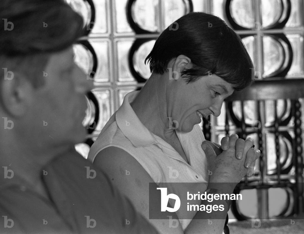 Helmut and Loki Schmidt, 1970 (b/w photo)