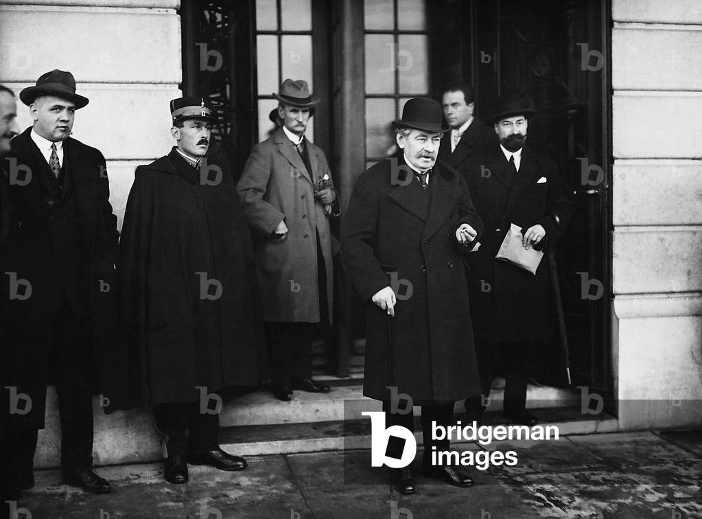 Aristide Briand in Geneva, 1926 (b/w photo)