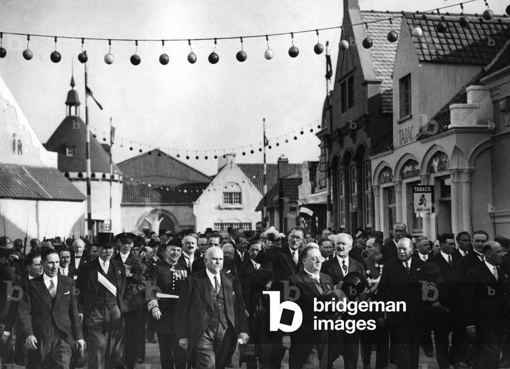 International exhibition on social progress in Roubaix and Lille, 1939 (b/w photo)