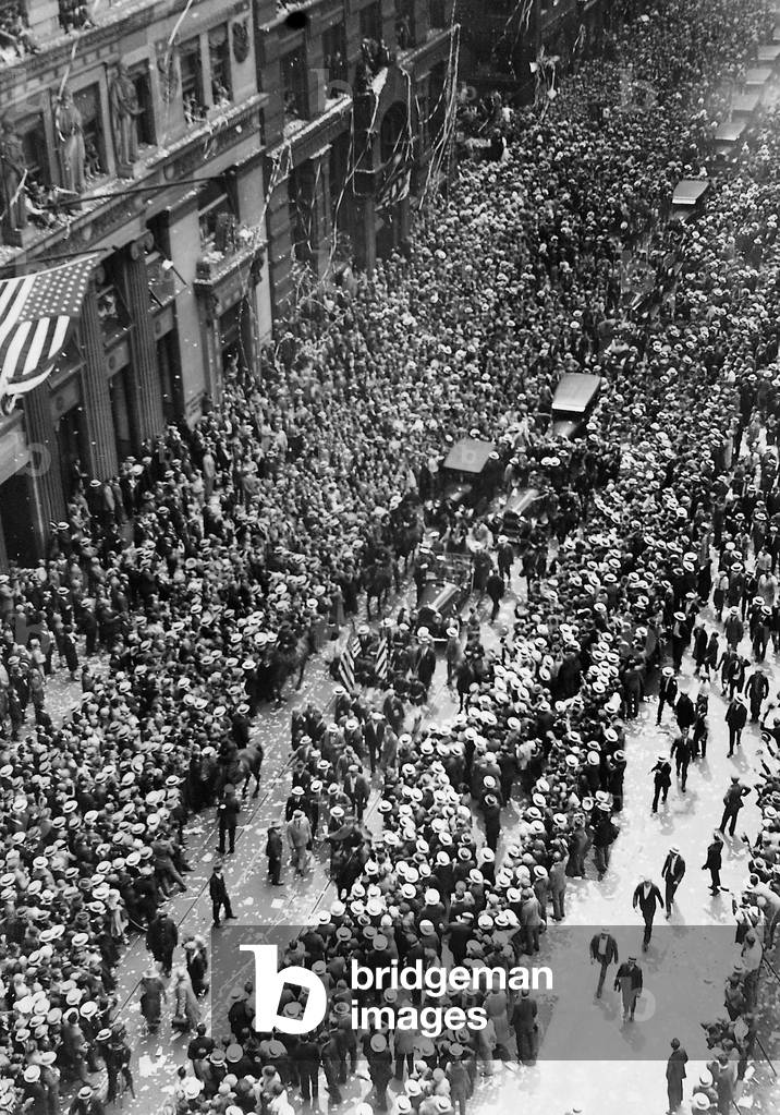 A reception for Gertrude Ederle in New York, 1926 (b/w photo)