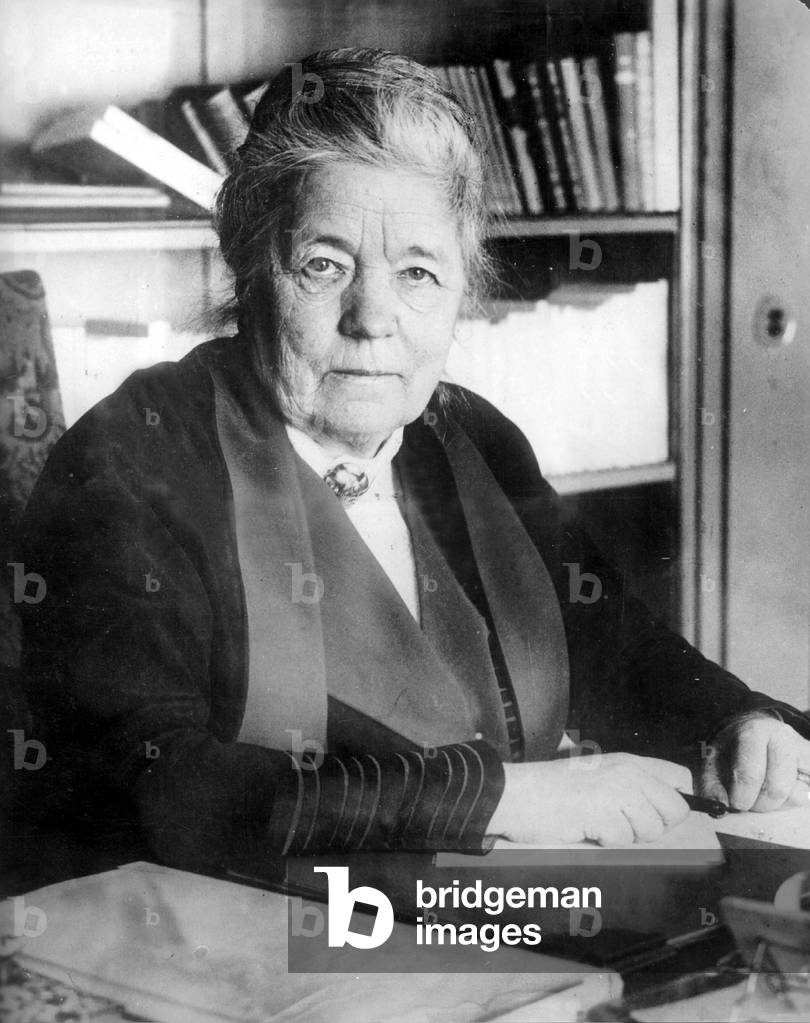 Selma Lagerloef, 1928 (b/w photo)