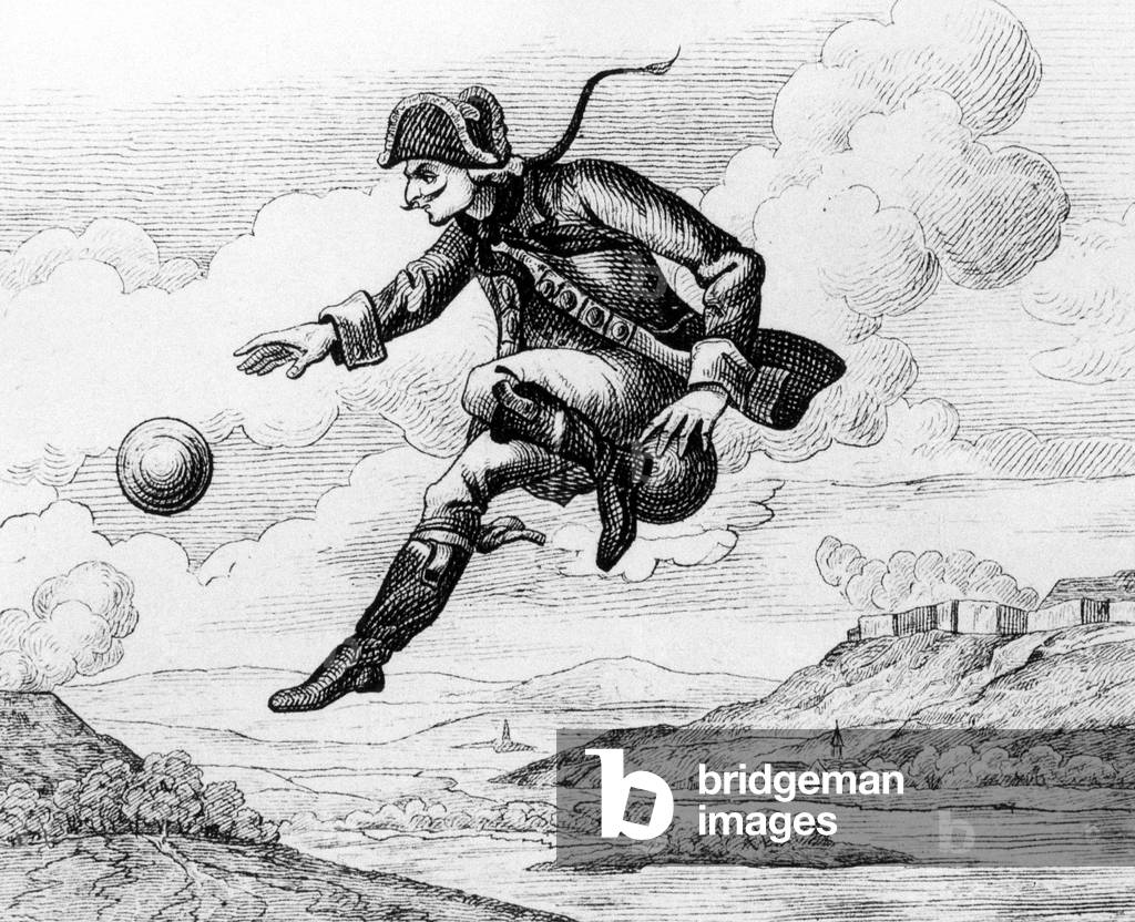 Baron Munchausen (b/w photo)