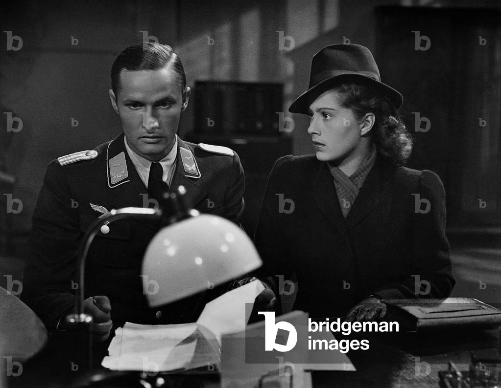 Hannes Stelzer and Marina von Dittmar in 'Above All in the World', 1941 (b/w photo)
