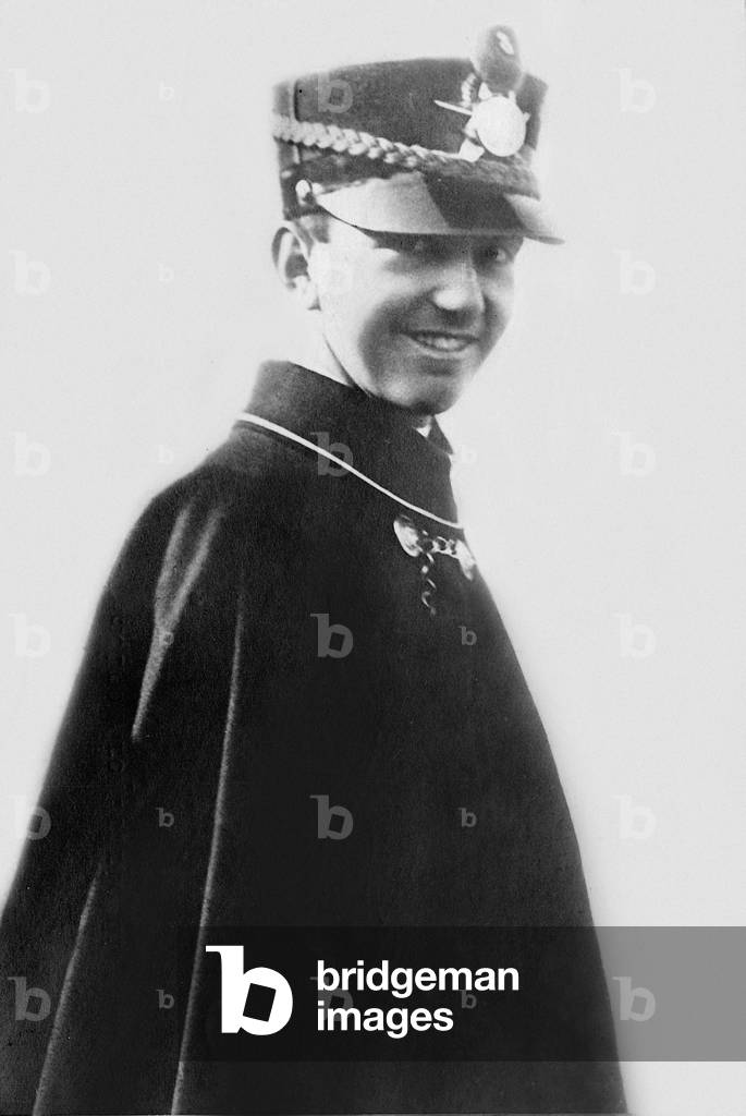 Crown Prince Umberto of Italy, 1921 (b/w photo)