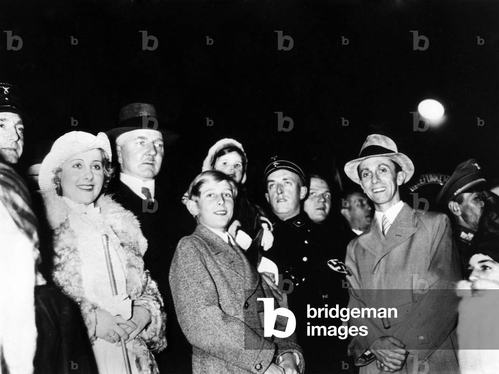 Harald Quandt and Joseph Goebbels, 1934