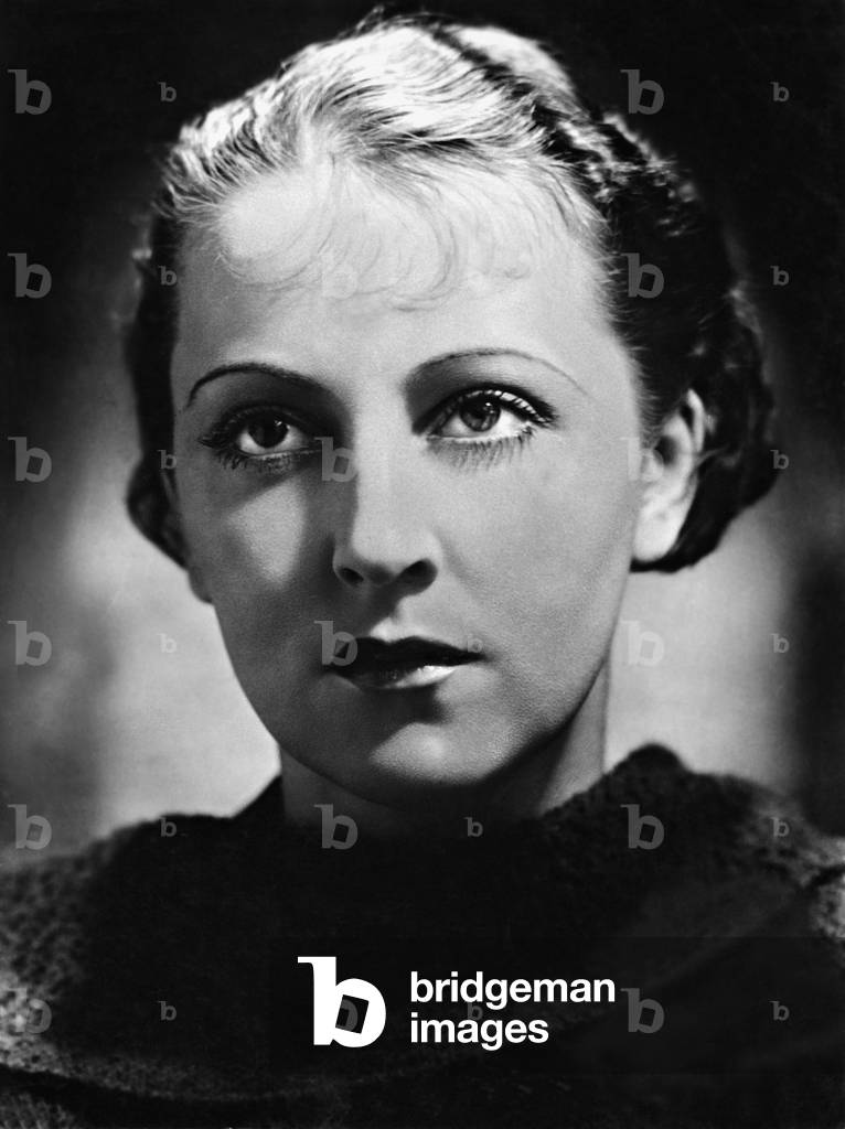 Elga Brink, 1937 (b/w photo)