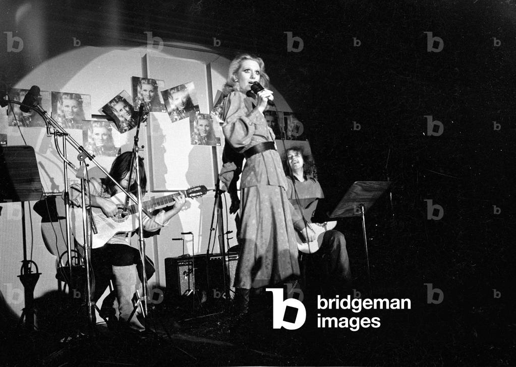 Margot Werner, 1974 (b/w photo)