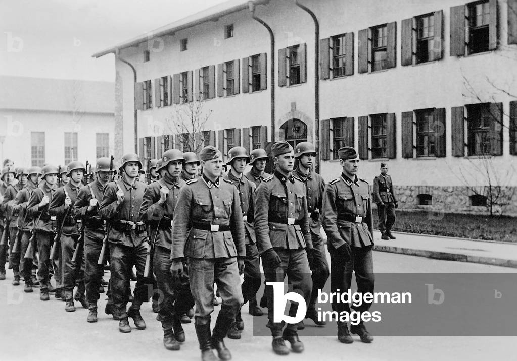 Flemish volunteers of the Waffen SS, 1942 (b/w photo)