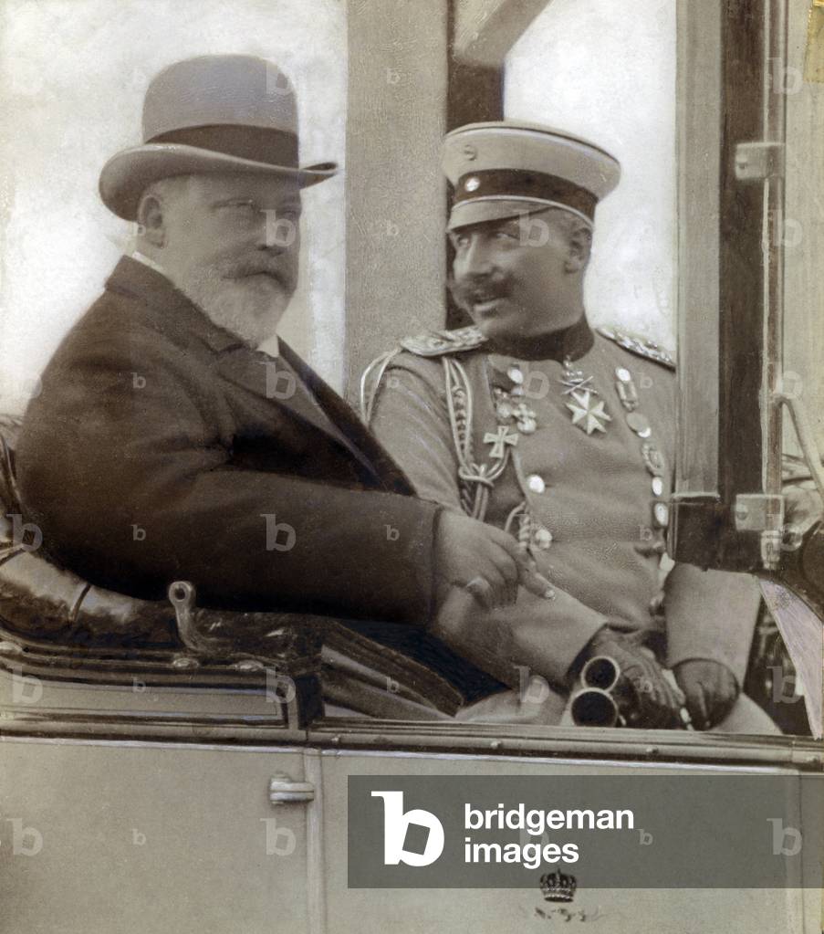 King Edward VII of England and Emperor William II, 1906