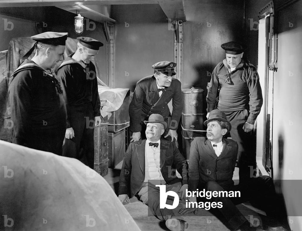 Harald Madsen and Carl Schenstrom 'Stowaways', 1936 (b/w photo)