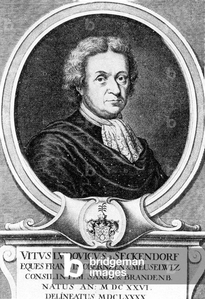 Veit Ludwig von Seckendorff (b/w photo)