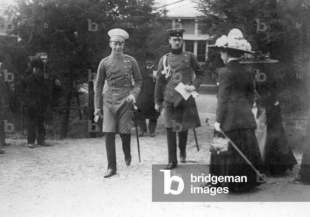 Crown Prince Wilhelm of Prussia at a horse race, 1911