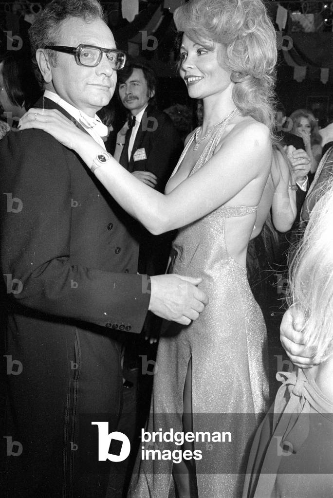 The German Film Ball in Munich, 1974 (b/w photo)
