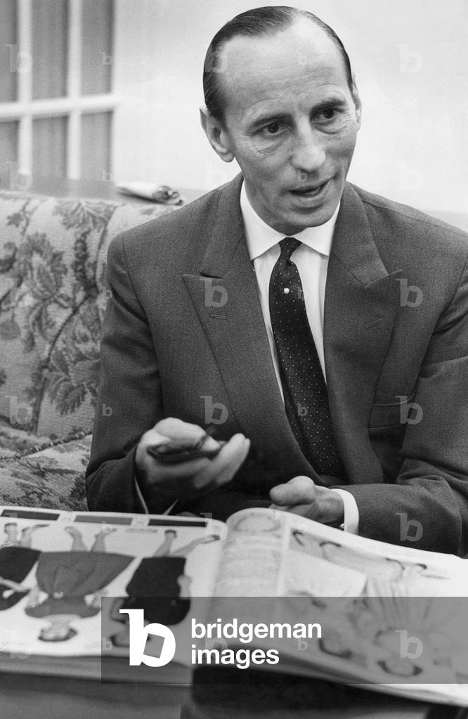 Josef Neckermann, 1960 (b/w photo)