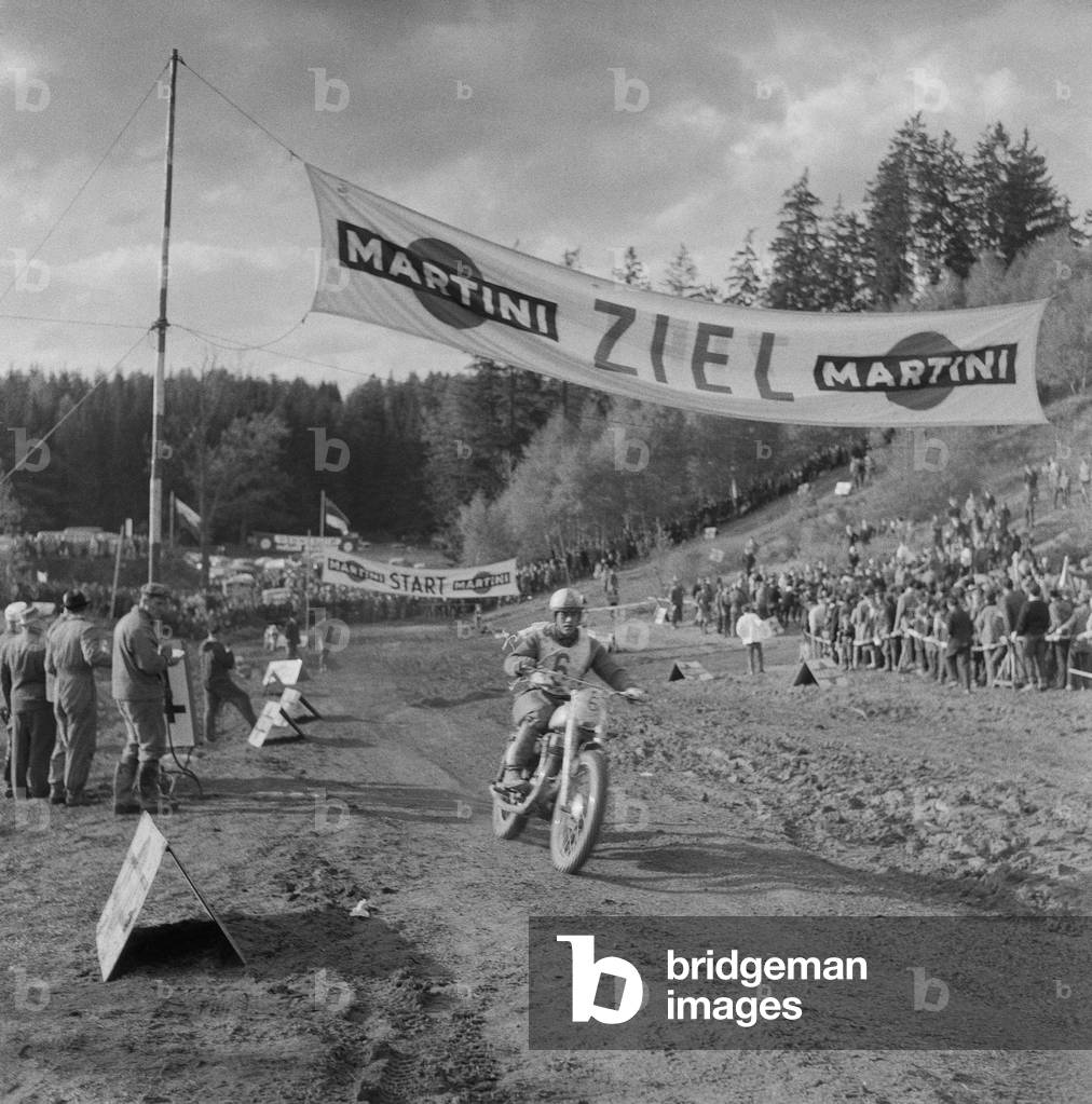 Motocross, 1962 (b/w photo)