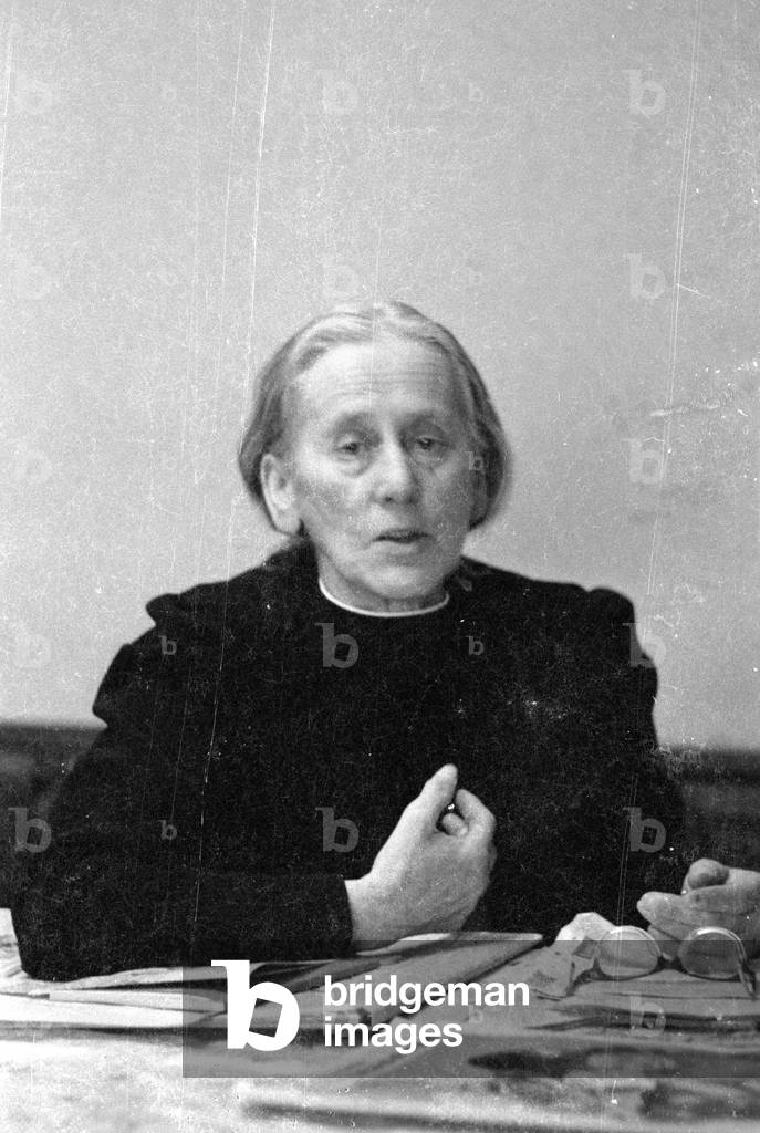 Portrait of Anna Stadler, 1959 (b/w photo)