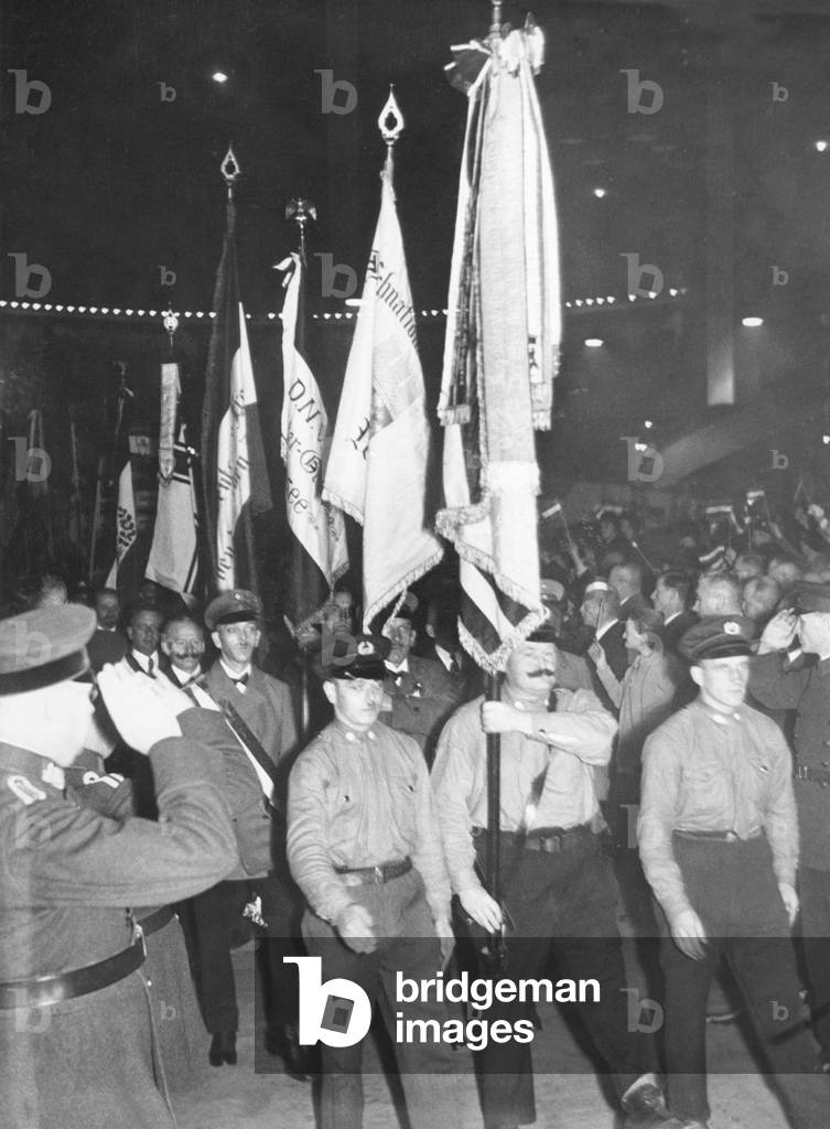 Parade of the German National People's Party, around the 1920s