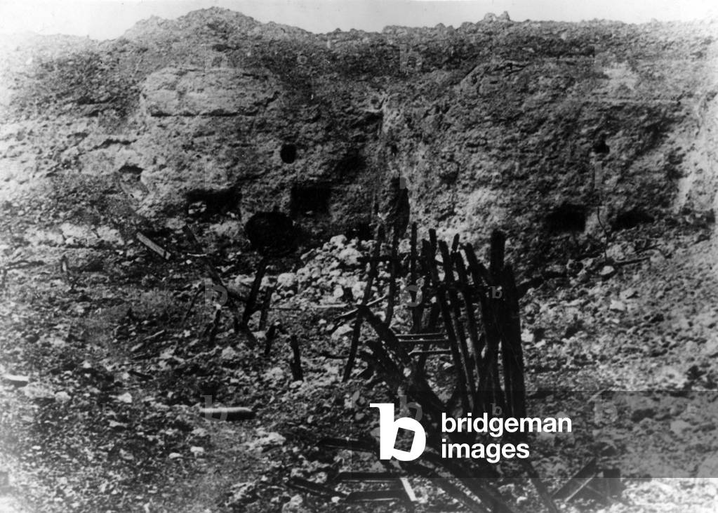 Battle of Verdun, 1916 (b/w photo)
