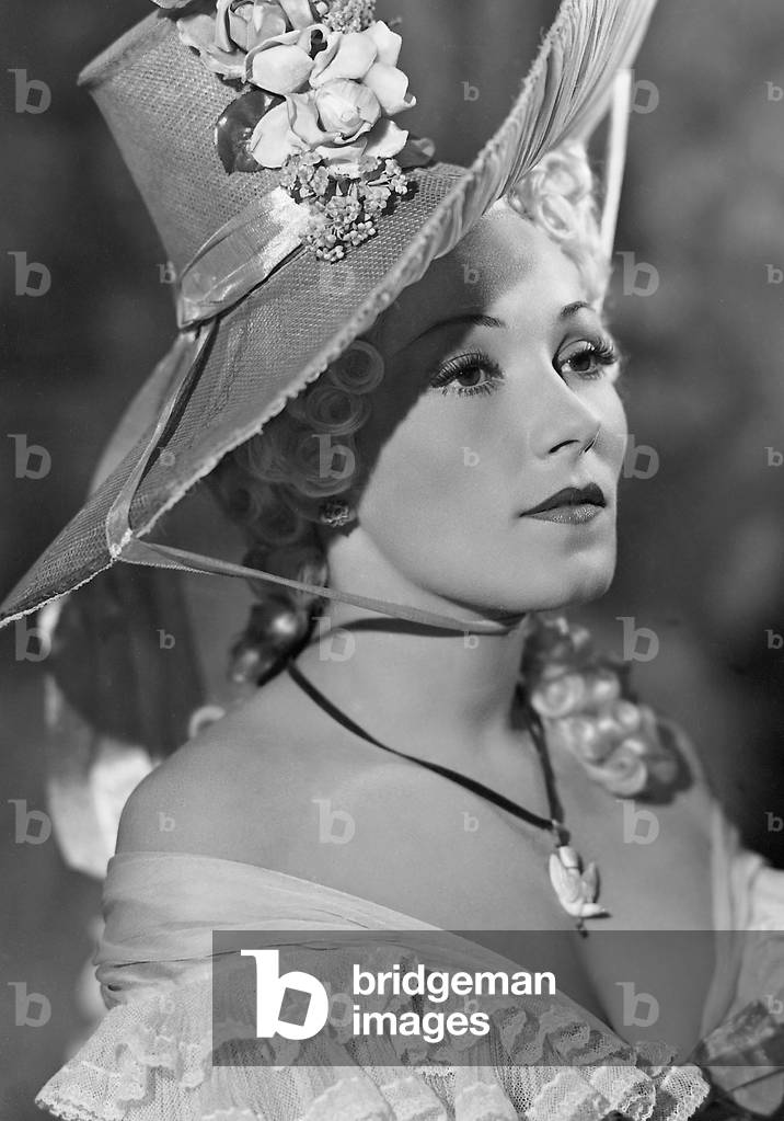 Brigitte Horney in 'Muenchhausen', 1943 (b/w photo)