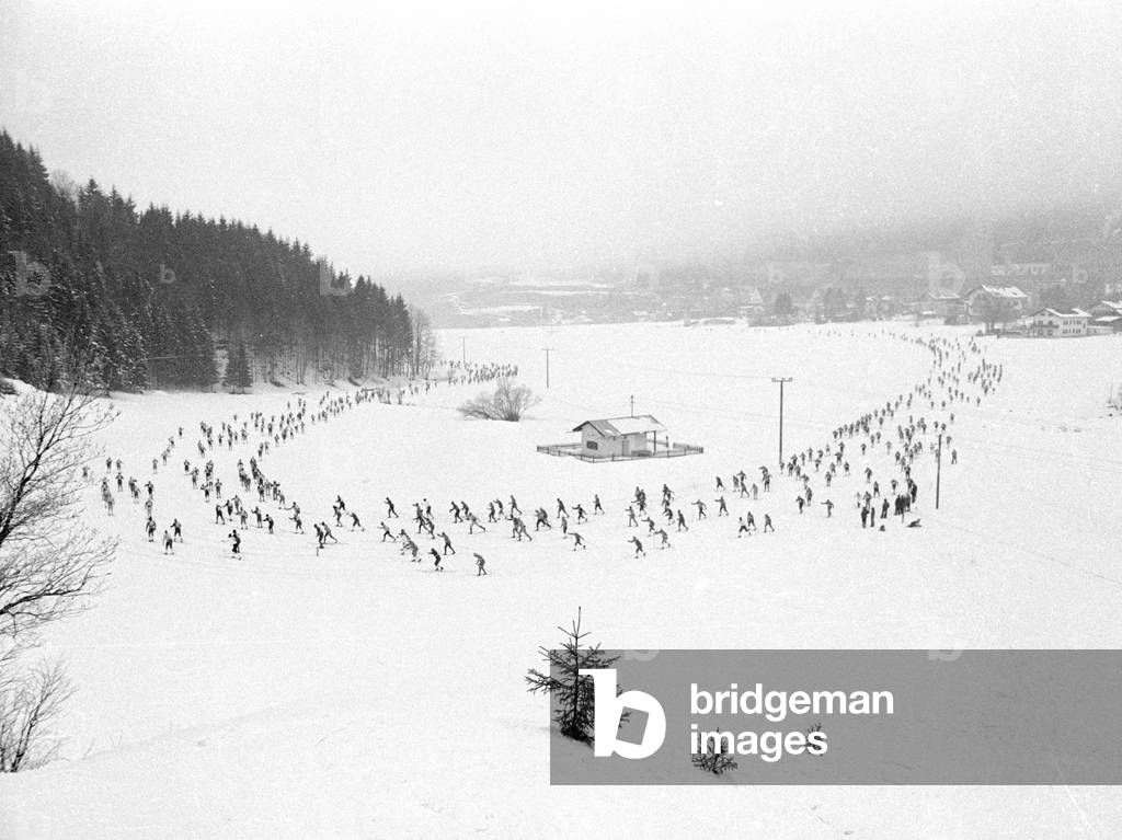 Koenig-Ludwig-Lauf, 1974 (b/w photo)
