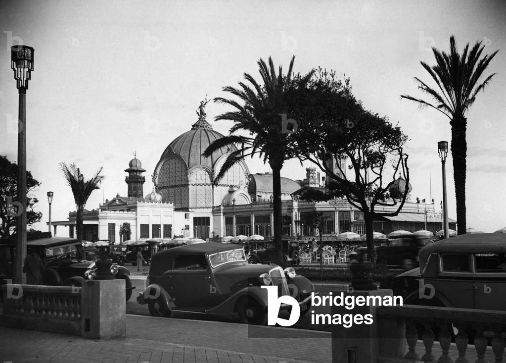 'Casino de la Jetee' in Nice, 1934 (b/w photo)
