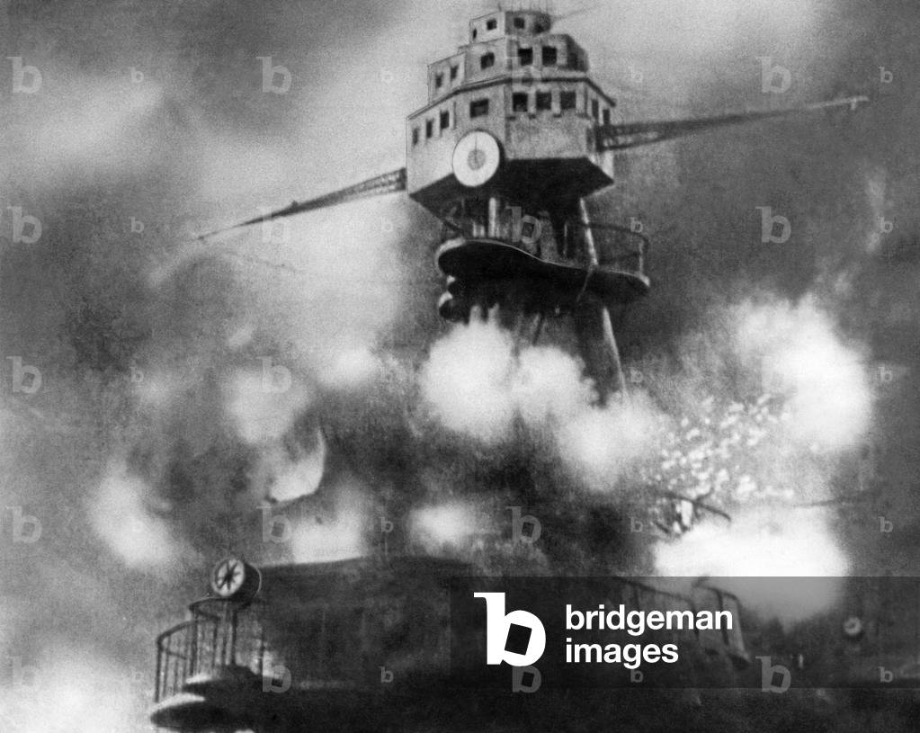 USS Arizona, 1941 (b/w photo)