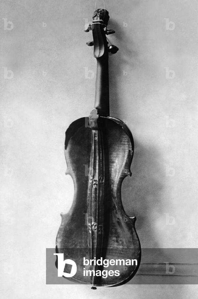 Violin (b/w photo)
