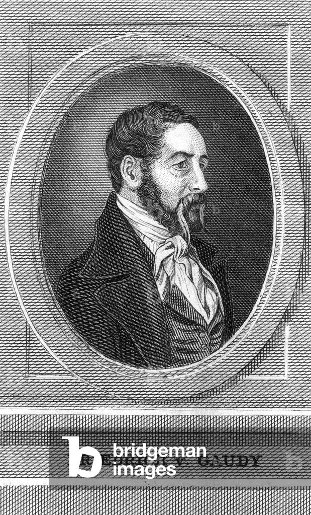 Franz von Gaudy (b/w photo)