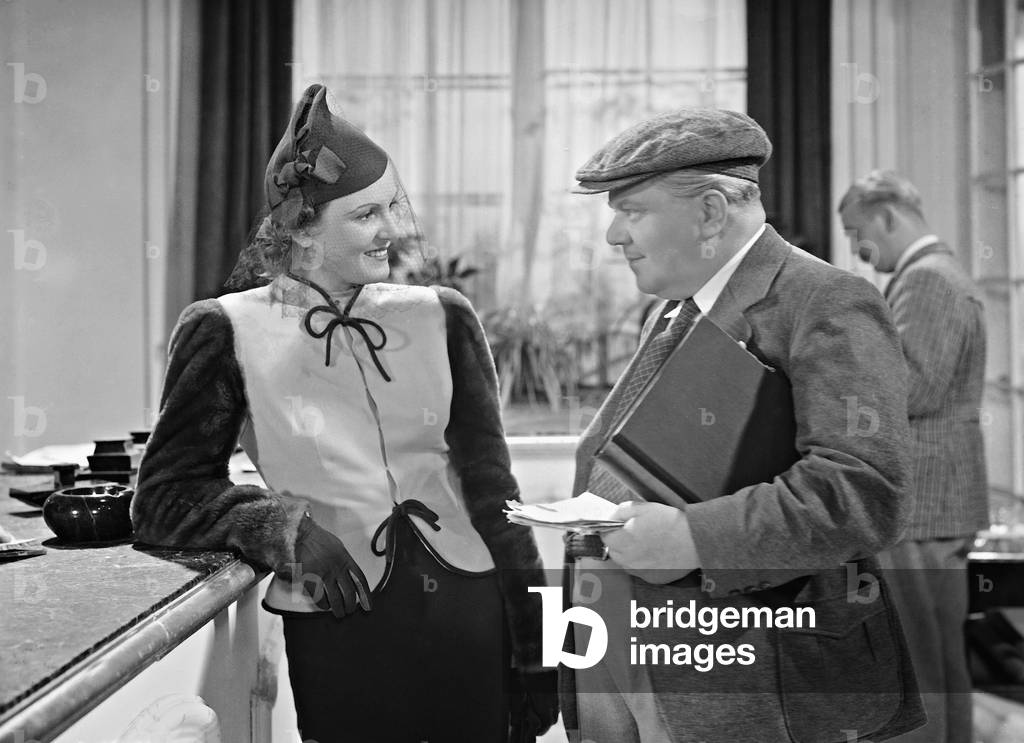 Maria Andergast and Willi Schaeffers in 'Monika. Eine Mutter kaempft um ihr Kind', 1937 (b/w photo)