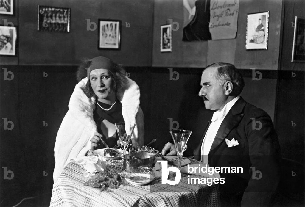 Maria Fein and Karl Ettlinger in 'Three Men in tails', 1929 (b/w photo)
