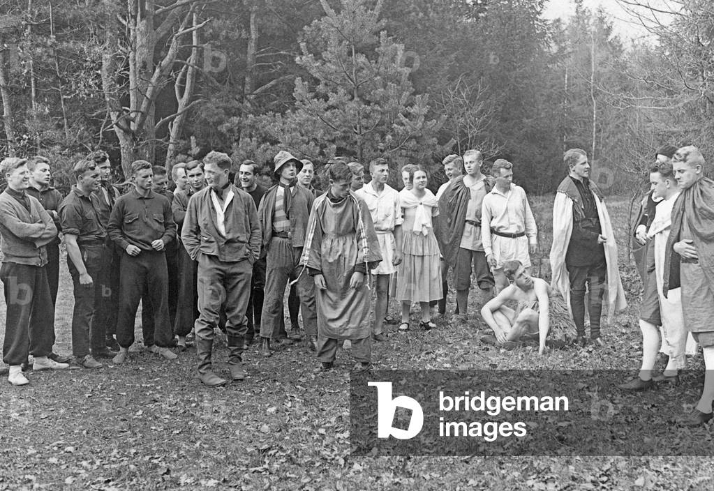 Students acting, 1932