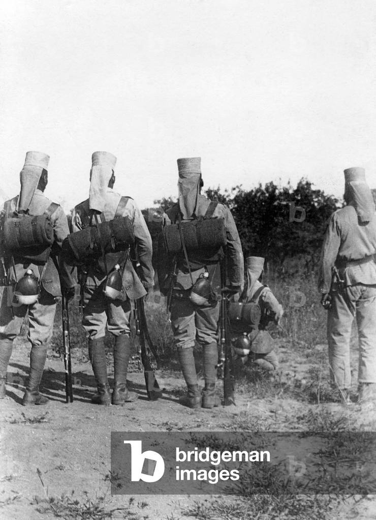 Askari in German East Africa in World War I  (b/w photo)