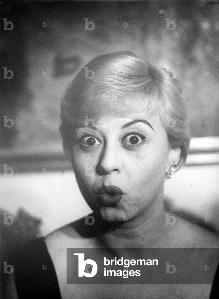 Giulietta Masina (b/w photo)