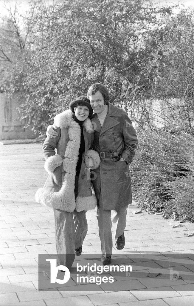 Larisa Mondrus in Munich, 1974 (b/w photo)